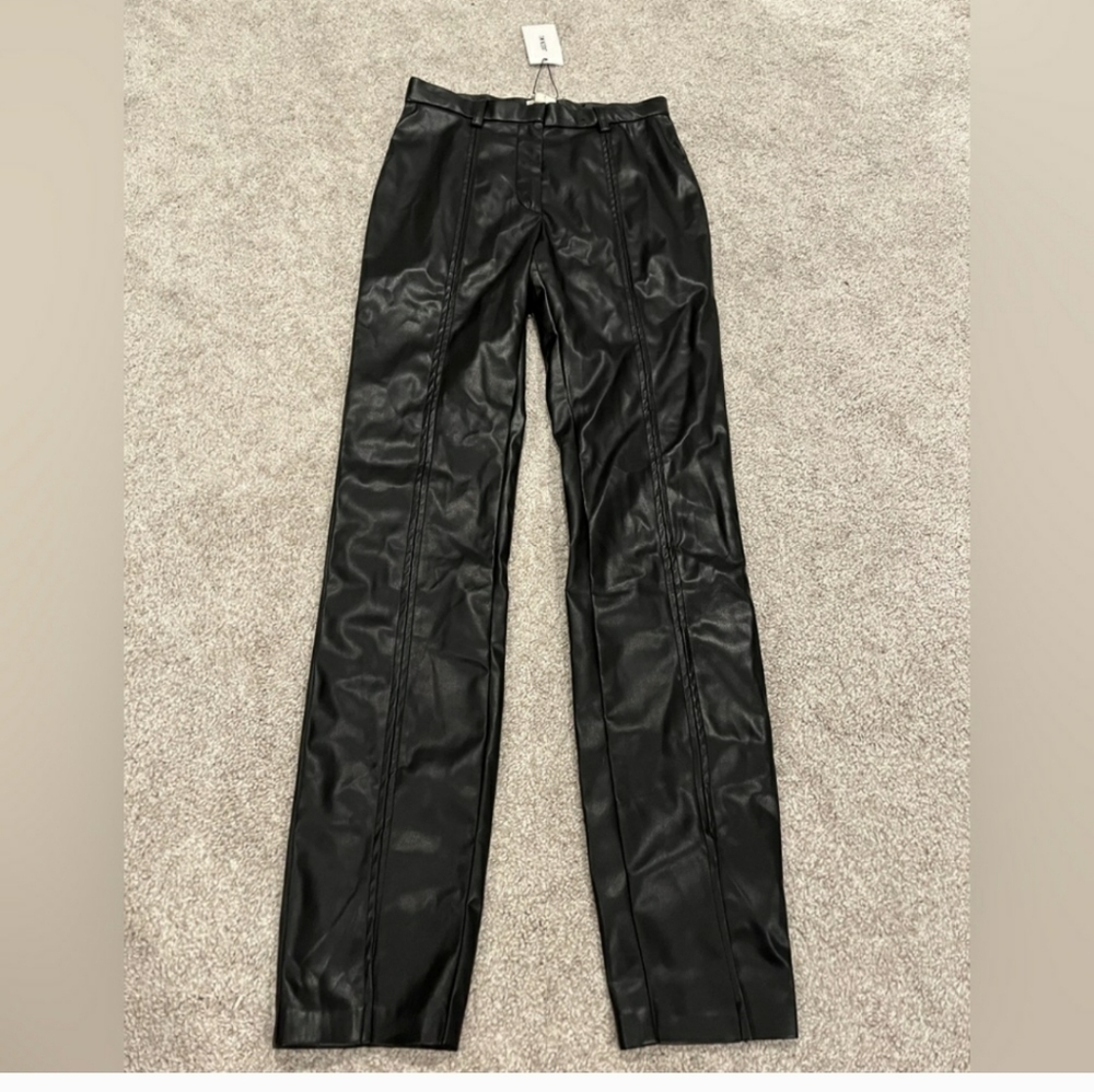 Nwt Jason Wu Size Xl Split Front Seam Faux Vegan … - image 2